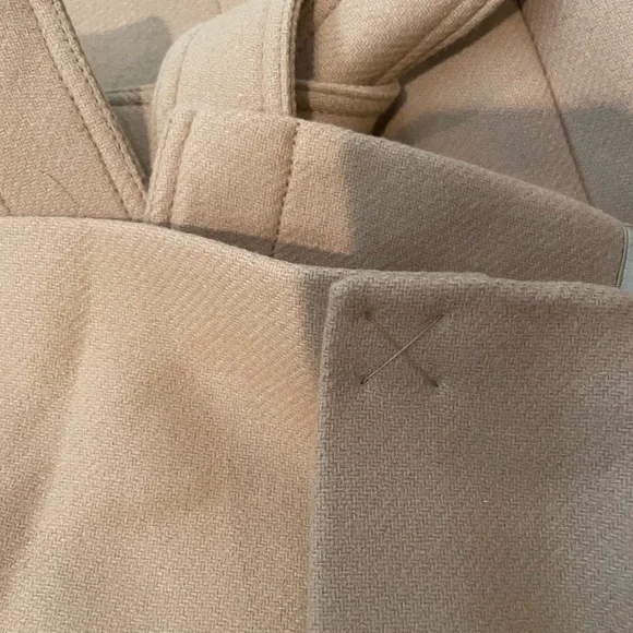 Reiss Tor Belted Wool Blend Coat In Camel NWT  US 4 - Picture 14 of 16